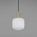 Mullan Lighting - One Light Pendant - Nahla - Satin Brass- Union Lighting Luminaires Decor