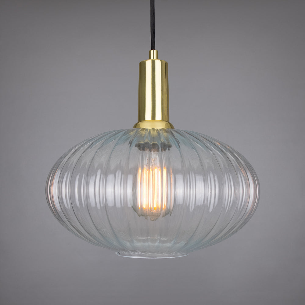 Mullan Lighting - One Light Pendant - Neith - Polished Brass- Union Lighting Luminaires Decor