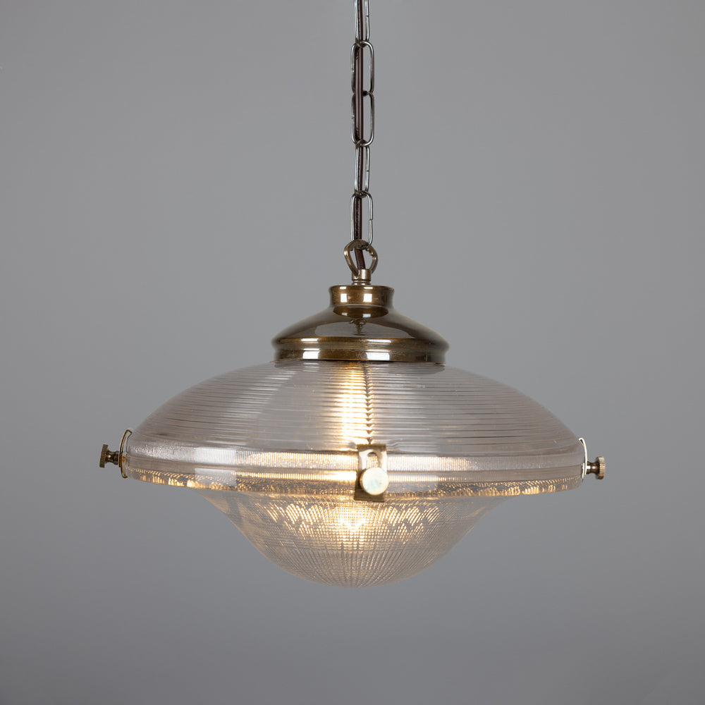 Mullan Lighting - One Light Pendant - Ozark - Antique Brass- Union Lighting Luminaires Decor