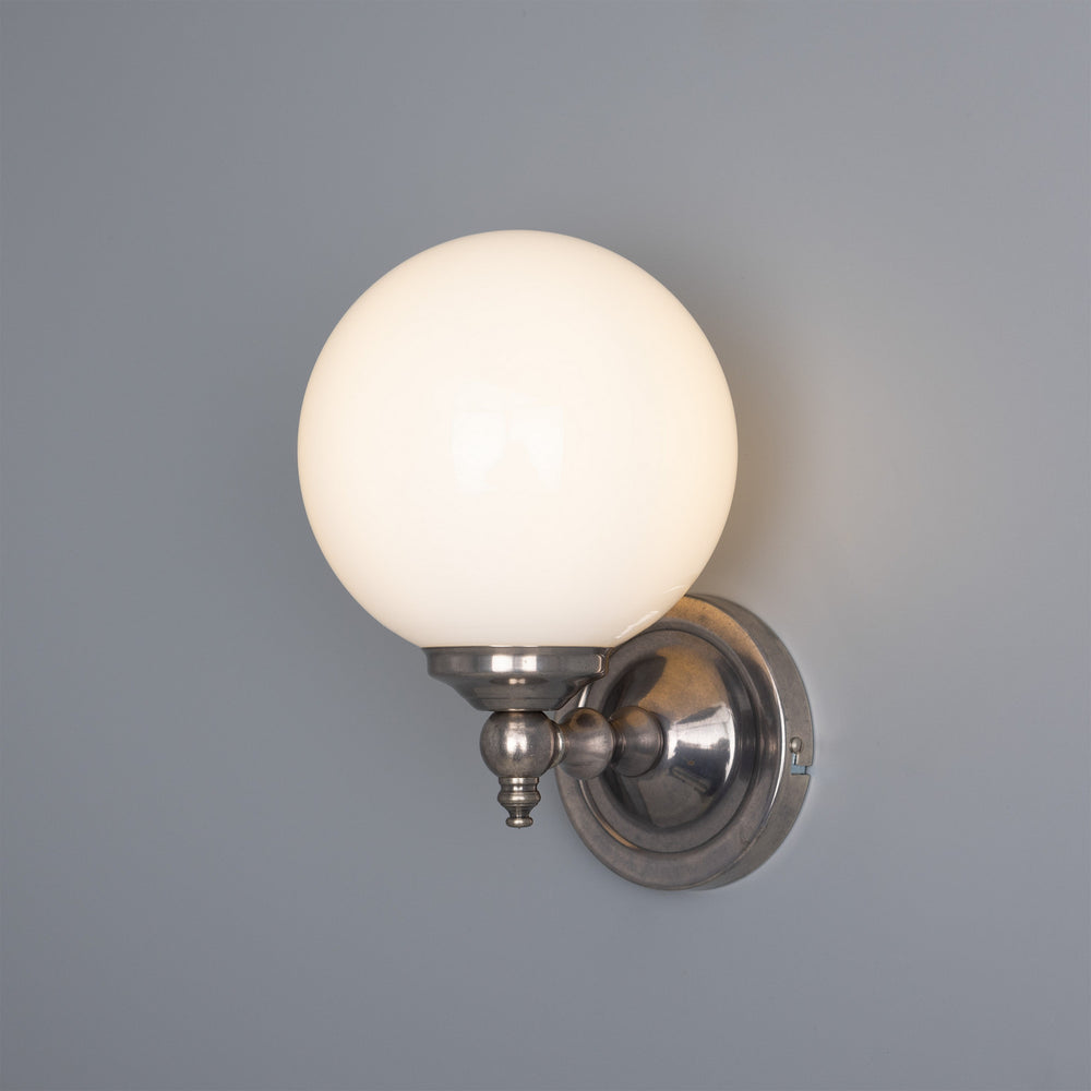 Mullan Lighting - One Light Wall Sconce - Cloghan - Antique Silver- Union Lighting Luminaires Decor