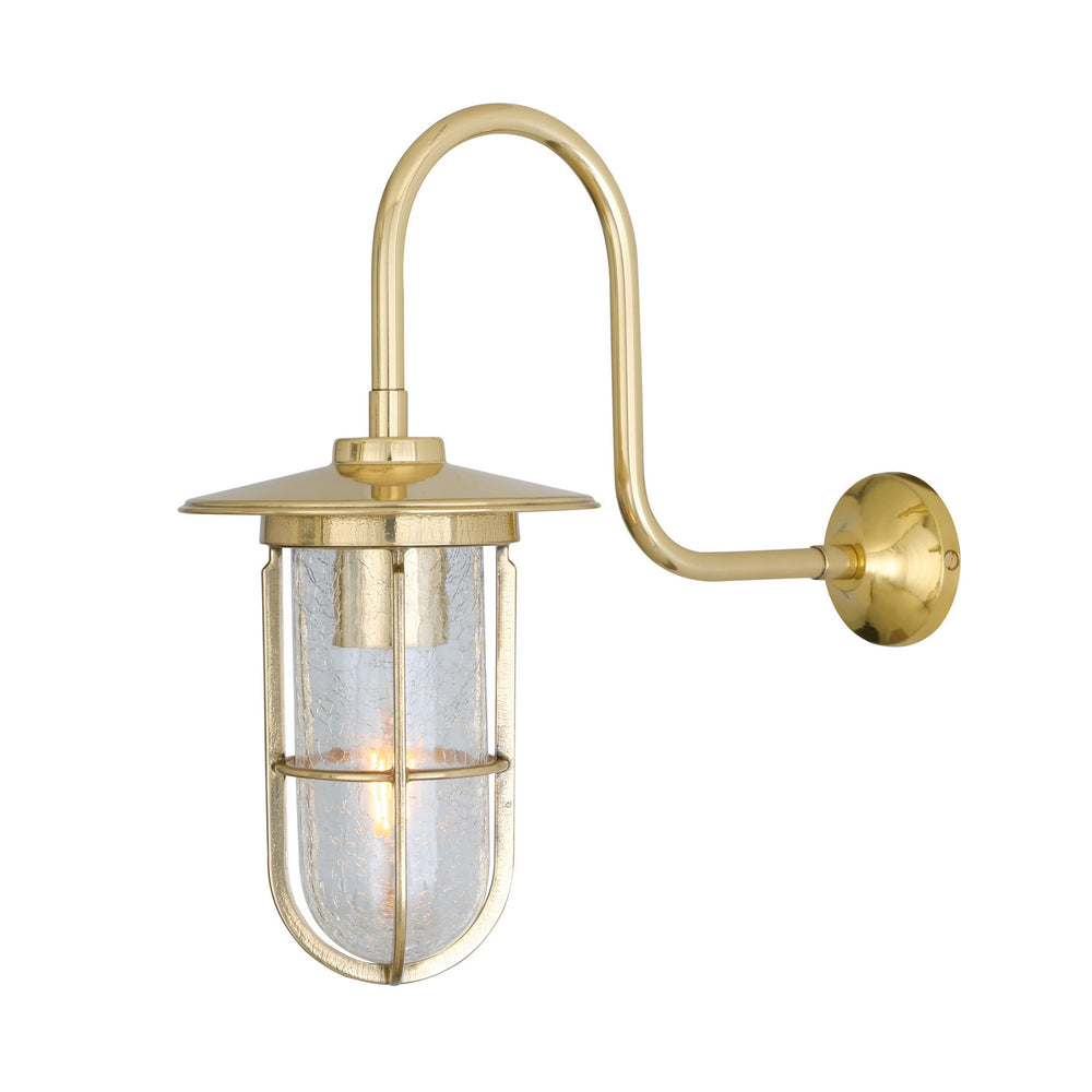 Mullan Lighting - One Light Wall Sconce - Fabo - Polished Brass- Union Lighting Luminaires Decor
