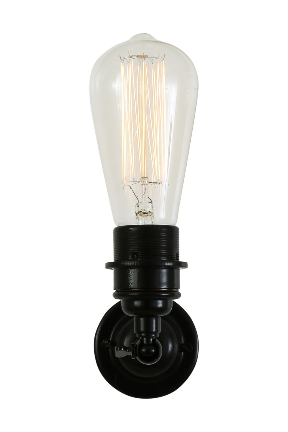 Mullan Lighting - One Light Wall Sconce - Lome - Black- Union Lighting Luminaires Decor