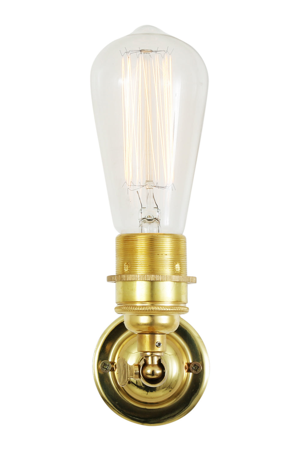 Mullan Lighting - One Light Wall Sconce - Lome - Polished Brass- Union Lighting Luminaires Decor