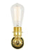 Mullan Lighting - One Light Wall Sconce - Lome - Polished Brass- Union Lighting Luminaires Decor
