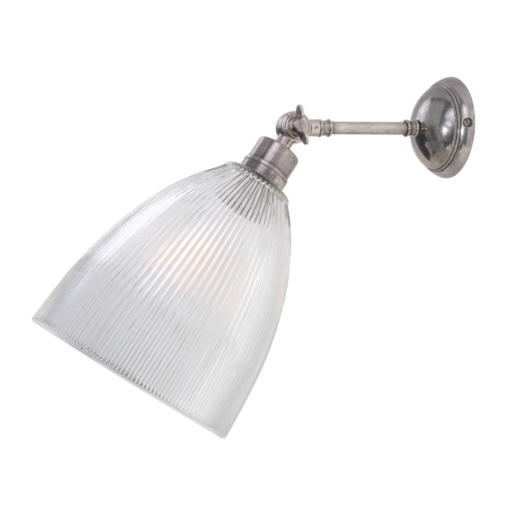 Mullan Lighting - One Light Wall Sconce - Hale - Antique Silver- Union Lighting Luminaires Decor