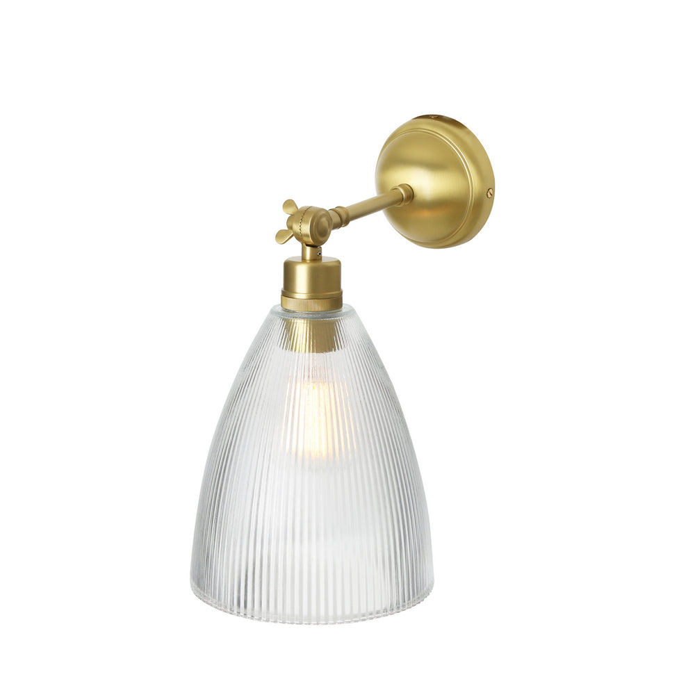 Mullan Lighting - One Light Wall Sconce - Hale - Satin Brass- Union Lighting Luminaires Decor