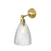 Mullan Lighting - One Light Wall Sconce - Hale - Satin Brass- Union Lighting Luminaires Decor