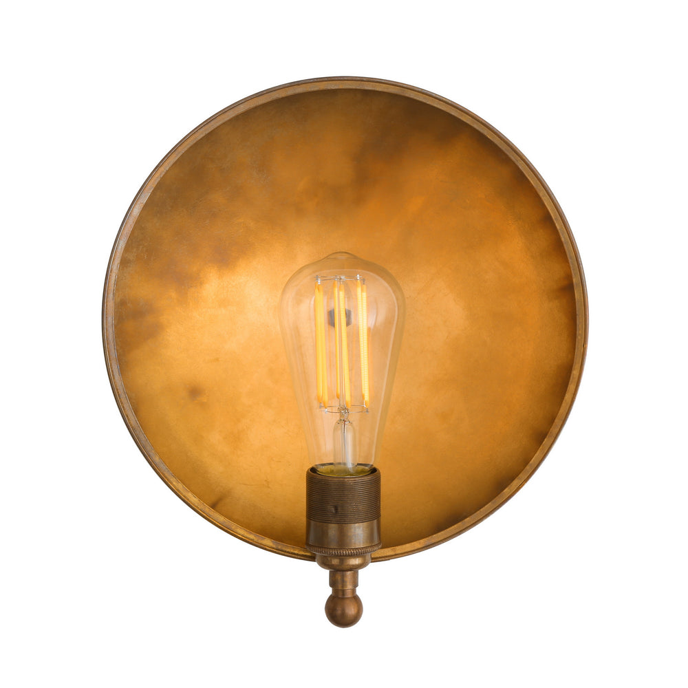 Mullan Lighting - One Light Wall Sconce - Chulainn - Antique Brass- Union Lighting Luminaires Decor