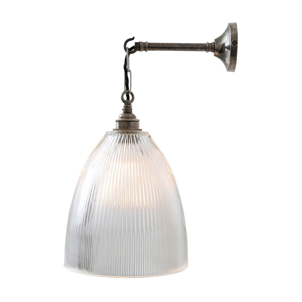 Mullan Lighting - One Light Wall Sconce - Fend - Antique Silver- Union Lighting Luminaires Decor