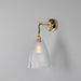 Mullan Lighting - One Light Wall Sconce - Fend - Polished Brass- Union Lighting Luminaires Decor