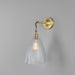 Mullan Lighting - One Light Wall Sconce - Fend - Satin Brass- Union Lighting Luminaires Decor