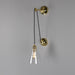 Mullan Lighting - One Light Wall Sconce - Rigale - Polished Brass- Union Lighting Luminaires Decor