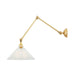 Mullan Lighting - One Light Wall Sconce - Rebell - Polished Brass- Union Lighting Luminaires Decor