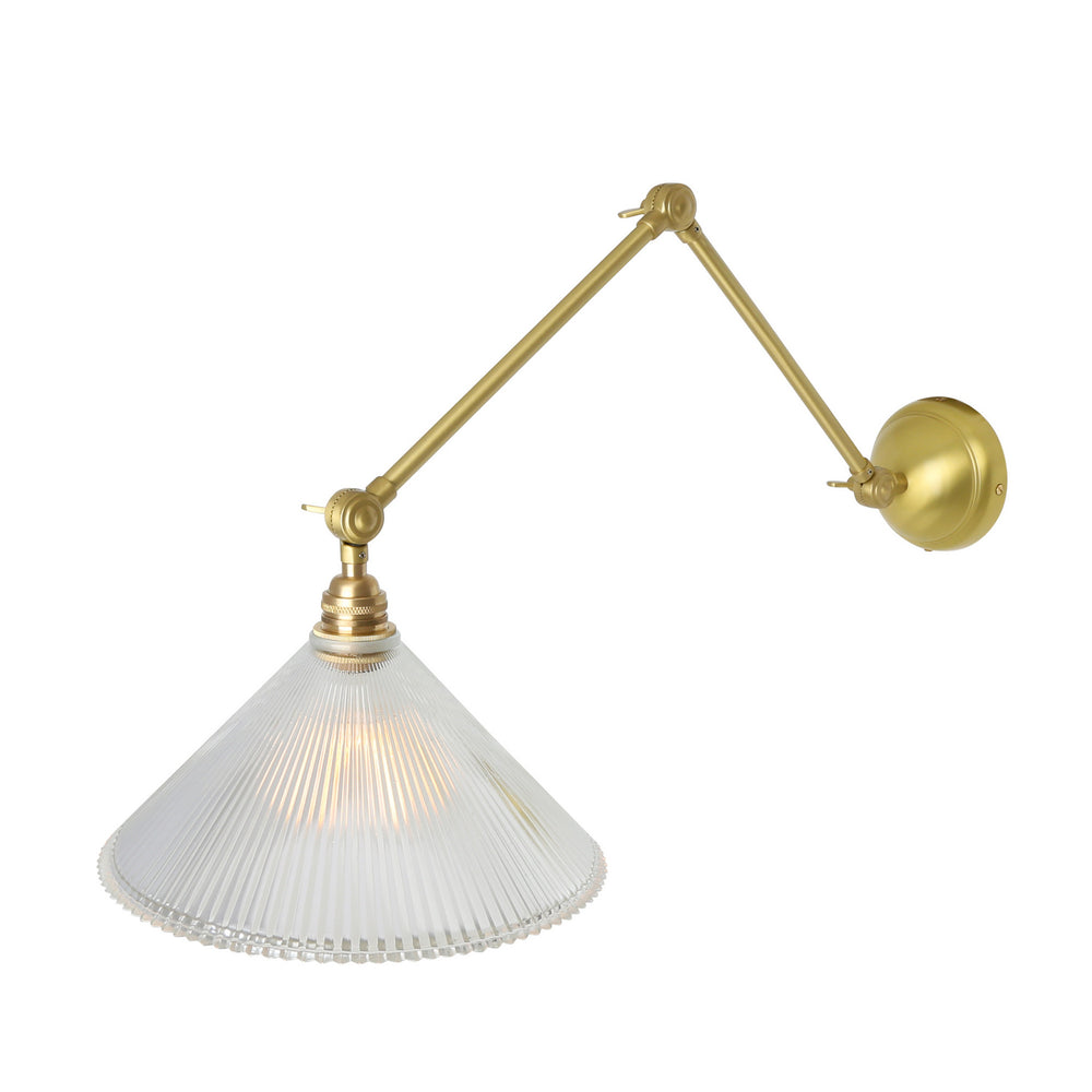 Mullan Lighting - One Light Wall Sconce - Rebell - Satin Brass- Union Lighting Luminaires Decor