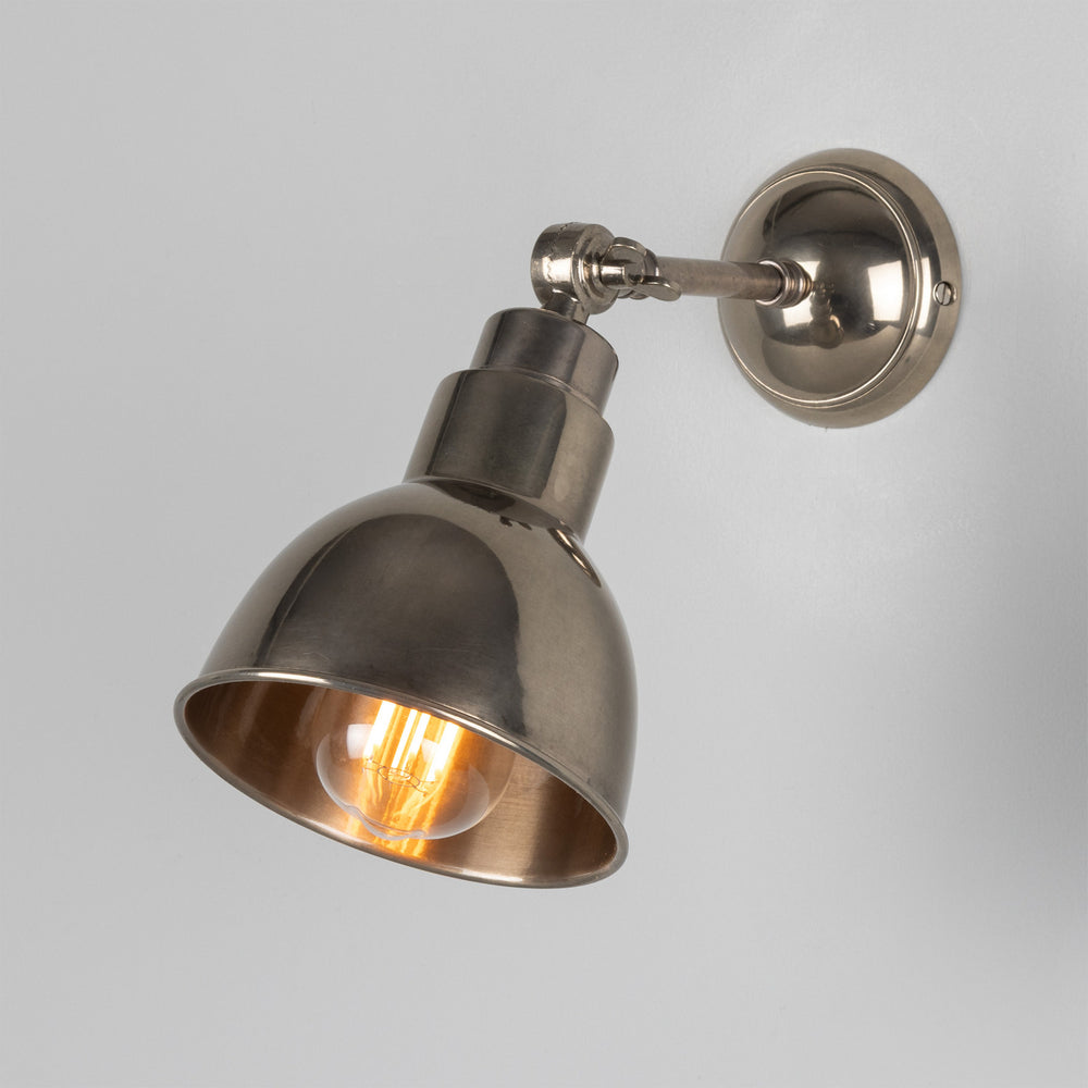 Mullan Lighting - One Light Wall Sconce - Baku - Antique Silver- Union Lighting Luminaires Decor