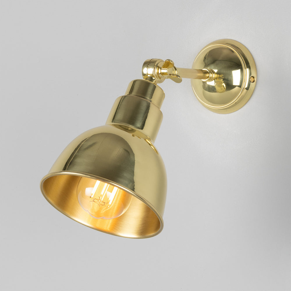 Mullan Lighting - One Light Wall Sconce - Baku - Polished Brass- Union Lighting Luminaires Decor