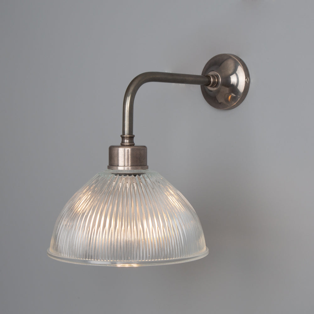 Mullan Lighting - One Light Wall Sconce - Dhaka - Antique Silver- Union Lighting Luminaires Decor