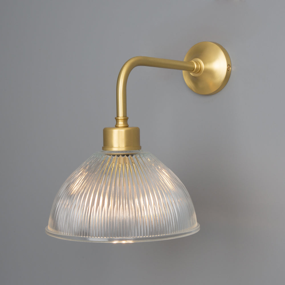 Mullan Lighting - One Light Wall Sconce - Dhaka - Satin Brass- Union Lighting Luminaires Decor