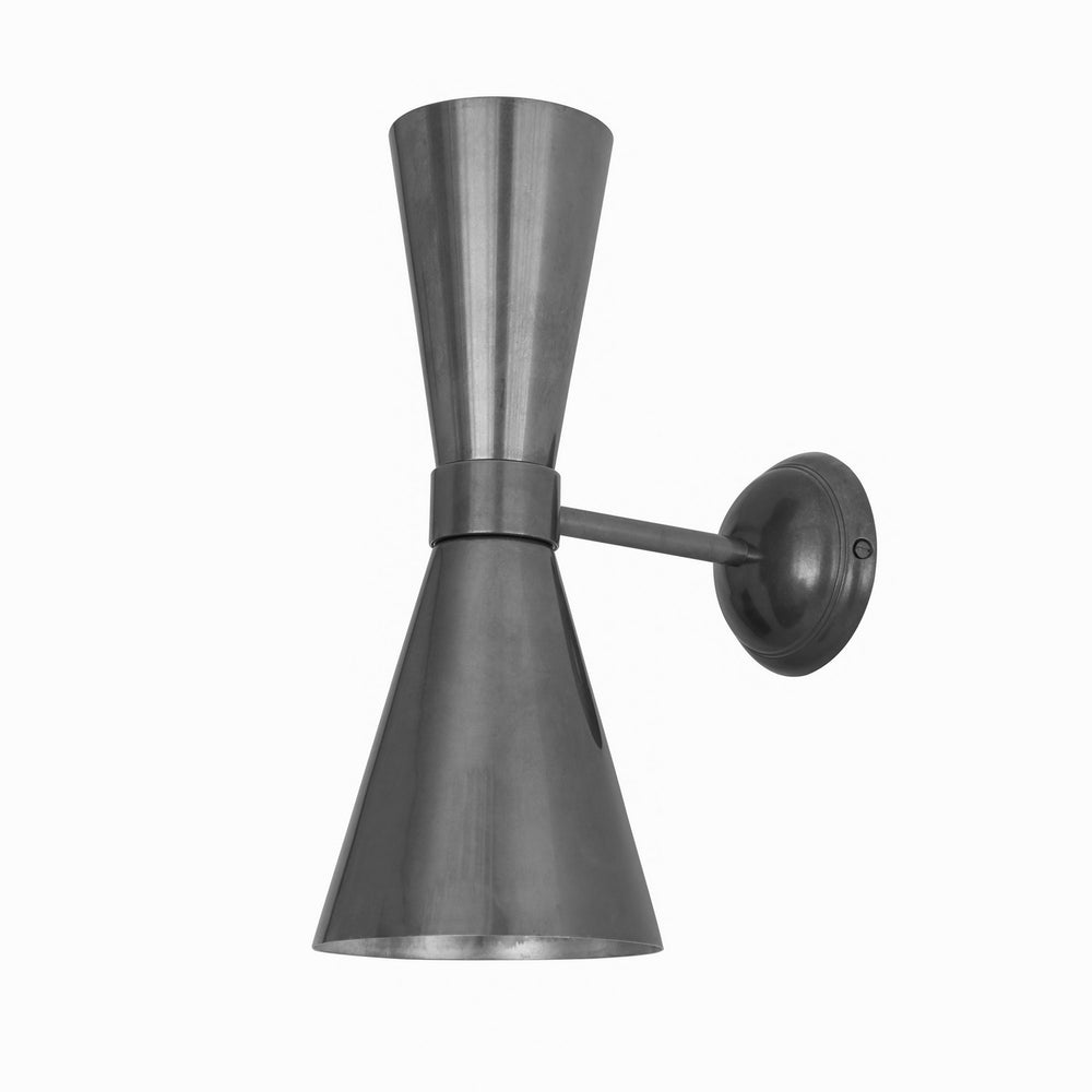 Mullan Lighting - Two Light Wall Sconce - Amias - Antique Silver- Union Lighting Luminaires Decor