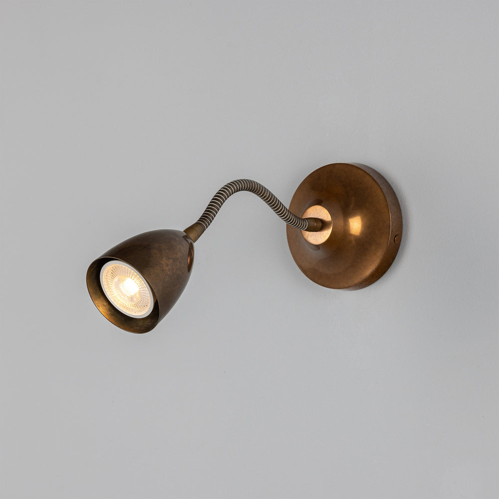 Mullan Lighting - One Light Wall Sconce - Sydney - Antique Brass- Union Lighting Luminaires Decor