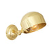Mullan Lighting - One Light Wall Sconce - San - Polished Brass- Union Lighting Luminaires Decor