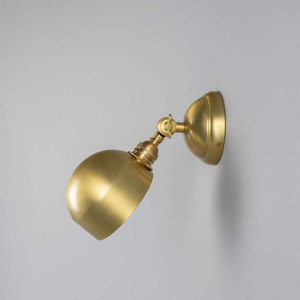 Mullan Lighting - One Light Wall Sconce - San - Satin Brass- Union Lighting Luminaires Decor