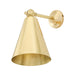 Mullan Lighting - One Light Wall Sconce - Moya - Polished Brass- Union Lighting Luminaires Decor