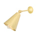 Mullan Lighting - One Light Wall Sconce - Moya - Satin Brass- Union Lighting Luminaires Decor