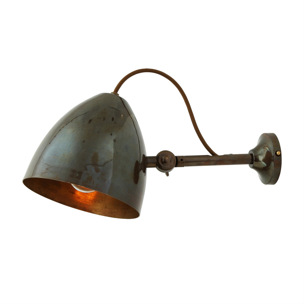 Mullan Lighting - One Light Wall Sconce - Quito - Antique Brass- Union Lighting Luminaires Decor