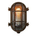 Mullan Lighting - One Light Bulkhead - Ruben - Antique Brass- Union Lighting Luminaires Decor