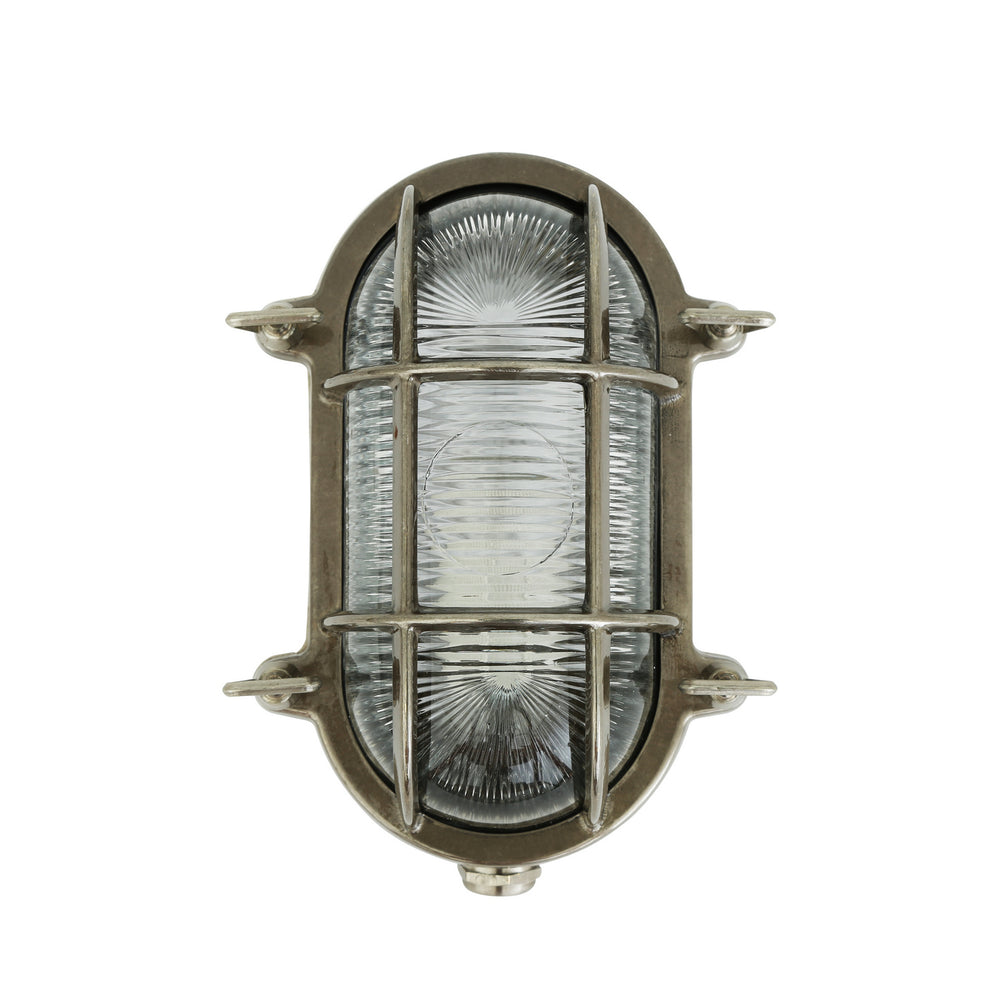 Mullan Lighting - One Light Bulkhead - Ruben - Antique Silver- Union Lighting Luminaires Decor