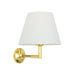 Mullan Lighting - One Light Wall Sconce - Kilkee - Polished Brass- Union Lighting Luminaires Decor