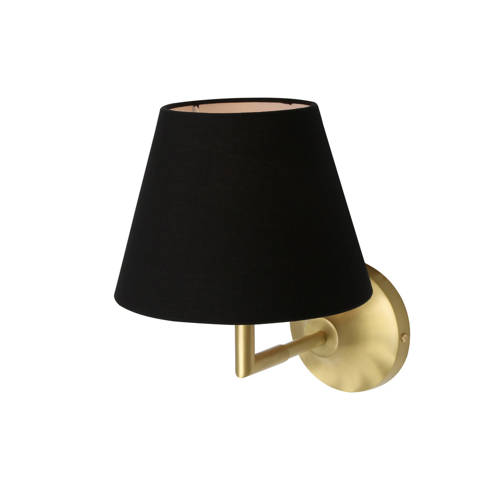 Mullan Lighting - One Light Wall Sconce - Kilkee - Satin Brass- Union Lighting Luminaires Decor