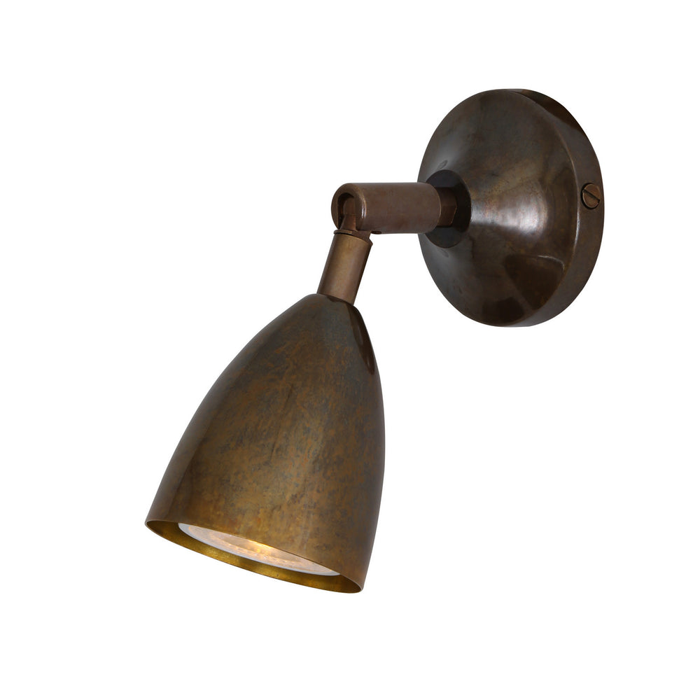 Mullan Lighting - One Light Wall Sconce - Lainio - Antique Brass- Union Lighting Luminaires Decor
