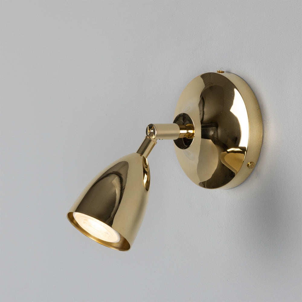 Mullan Lighting - One Light Wall Sconce - Lainio - Polished Brass- Union Lighting Luminaires Decor