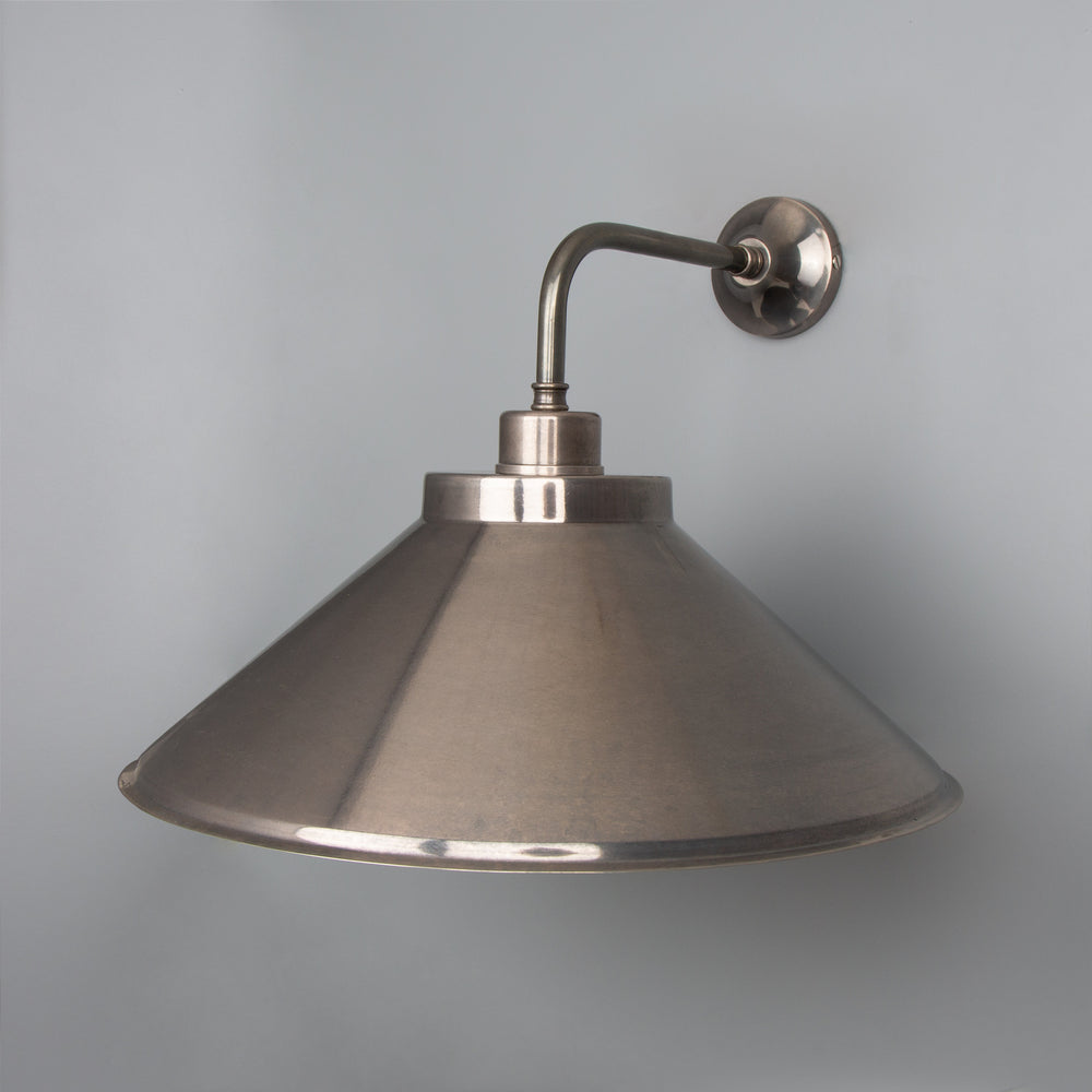 Mullan Lighting - One Light Wall Sconce - Rio - Antique Silver- Union Lighting Luminaires Decor