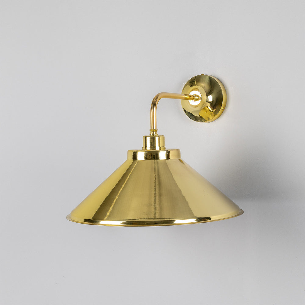 Mullan Lighting - One Light Wall Sconce - Rio - Polished Brass- Union Lighting Luminaires Decor
