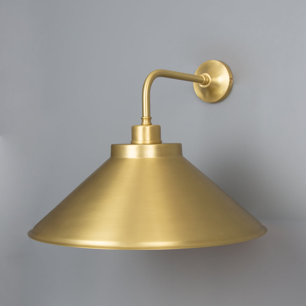 Mullan Lighting - One Light Wall Sconce - Rio - Satin Brass- Union Lighting Luminaires Decor