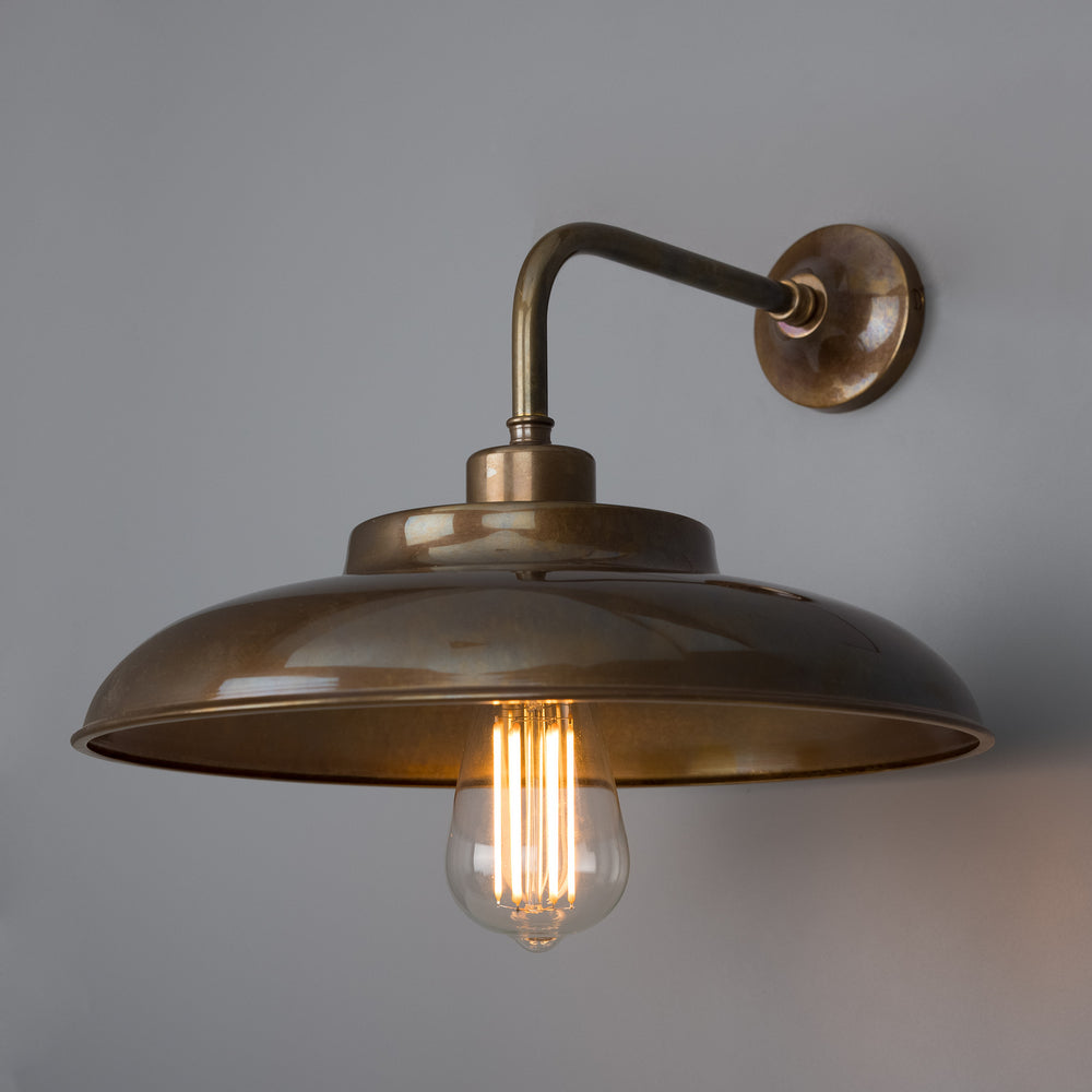 Mullan Lighting - One Light Wall Sconce - Telal - Antique Brass- Union Lighting Luminaires Decor