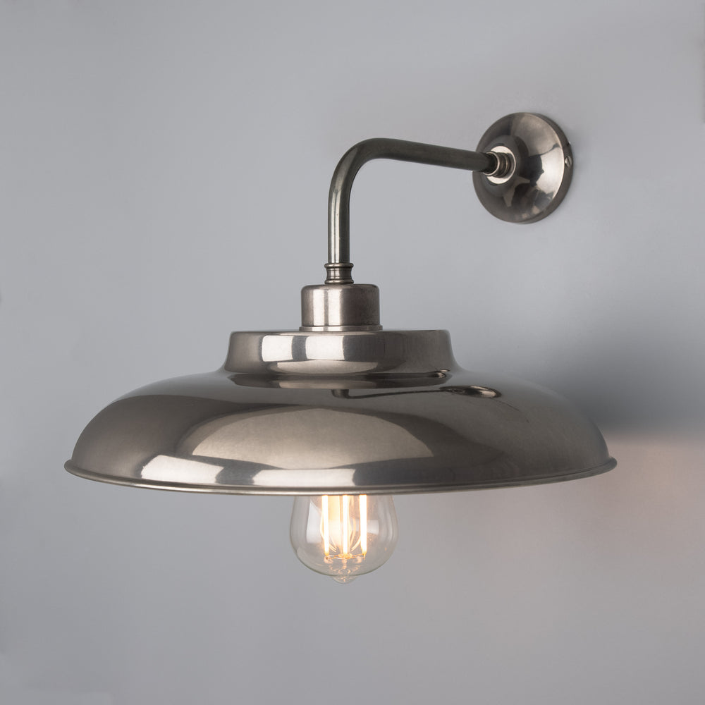 Mullan Lighting - One Light Wall Sconce - Telal - Antique Silver- Union Lighting Luminaires Decor