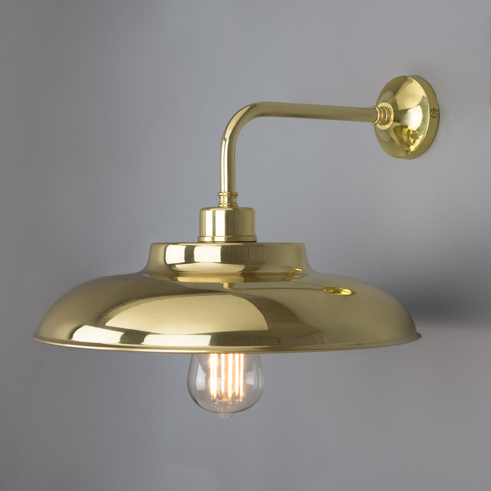 Mullan Lighting - One Light Wall Sconce - Telal - Polished Brass- Union Lighting Luminaires Decor