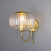 Mullan Lighting - One Light Wall Sconce - Nehir - Polished Brass- Union Lighting Luminaires Decor