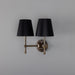 Mullan Lighting - Two Light Wall Sconce - Bursa - Antique Brass- Union Lighting Luminaires Decor