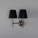Mullan Lighting - Two Light Wall Sconce - Bursa - Antique Silver- Union Lighting Luminaires Decor