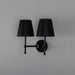 Mullan Lighting - Two Light Wall Sconce - Bursa - Matte Black- Union Lighting Luminaires Decor