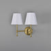 Mullan Lighting - Two Light Wall Sconce - Bursa - Satin Brass- Union Lighting Luminaires Decor