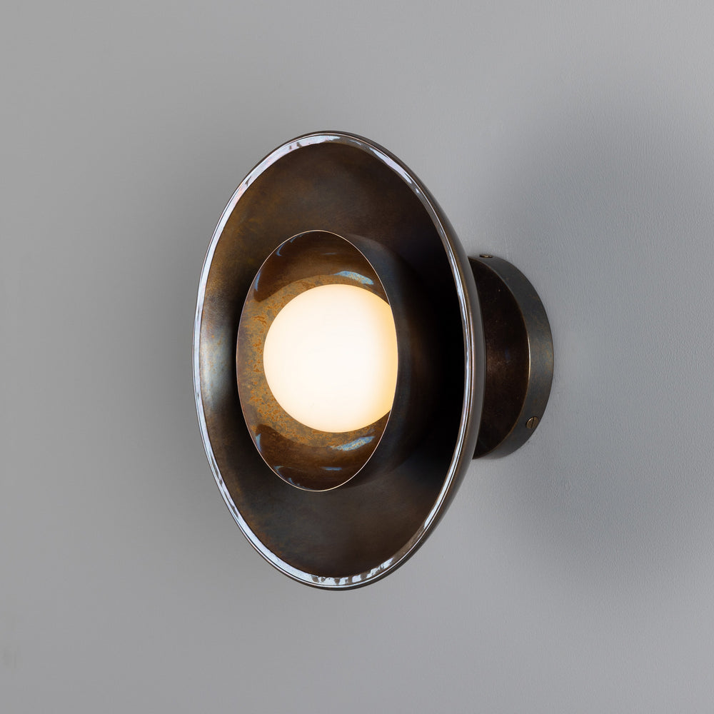 Mullan Lighting - One Light Wall Sconce - Marrakesh - Antique Brass- Union Lighting Luminaires Decor
