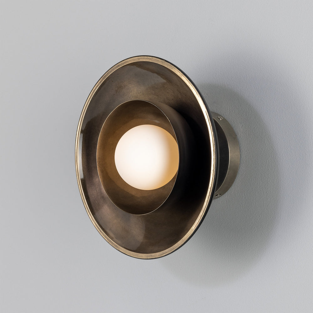 Mullan Lighting - One Light Wall Sconce - Marrakesh - Antique Silver & Matte Black- Union Lighting Luminaires Decor