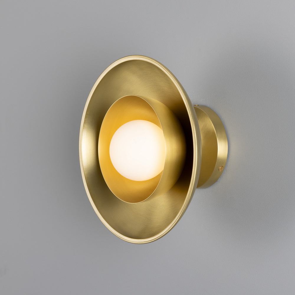 Mullan Lighting - One Light Wall Sconce - Marrakesh - Satin Brass- Union Lighting Luminaires Decor