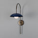 Mullan Lighting - One Light Wall Sconce - Marrakesh - Ant. Brass & Sapphire Blue- Union Lighting Luminaires Decor